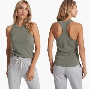 Vuori Women’s Performance Racerback Tank Top Blue Teal Size Large